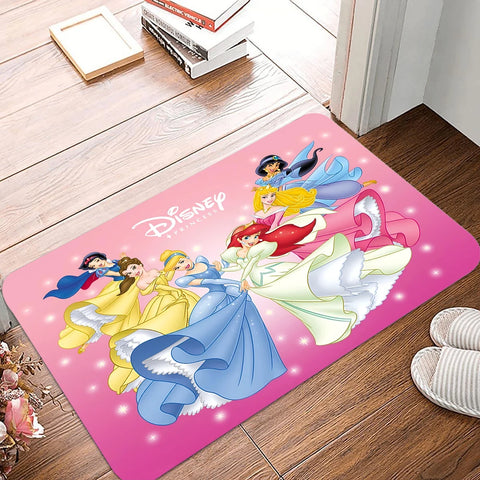 Navak Carpet Daily Picks Cartoon Disney Princess Door Mat Entrance Non-slip Doormat Washable Kitchen Carpet Hallway Rugs Bathroom Bath Door Mats