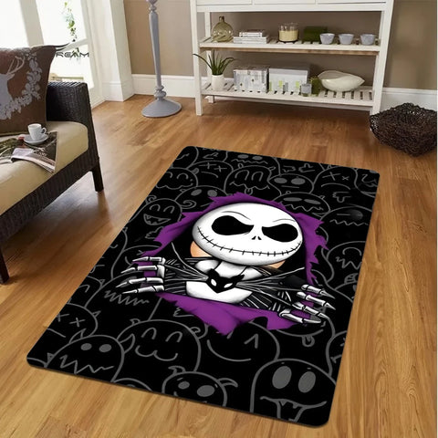 Navak Carpet Daily Picks Disney The Nightmare Before Christmas Jack Skellington Carpets for Girl Room Floor Mat Home Decor Non-Slip Rug Doormat