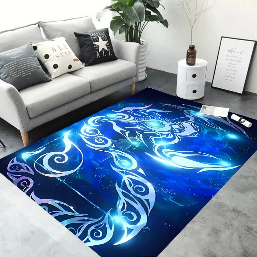 Navak Carpet Daily Picks Anime Douluo Continent Carpet Bedroom Living Room Hallway Home Decor Rug Washroom Floor Mat Birthday Gift Accessories