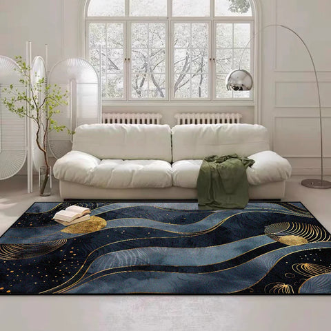 Navak Carpet Modern Abstract Carpets for Living Room Large Area Decoration Parlor Sofa Floor Mats Washable Bedroom Rug Anti-slip Kitchen Mat