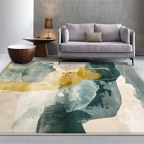 Navak Carpet Nordic Abstract Carpet for Living Room Luxury Easy Clean Home Decor Rug for Bedroom Washable Washroom Floor Mat Ковер Tapis 러그