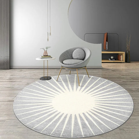 Navak Carpet Modern Style Carpets for Living Room Home Fluffy Soft Floor Mat Thicken Anti-slip Bedroom Decor Round Carpet Washable Lounge Rug