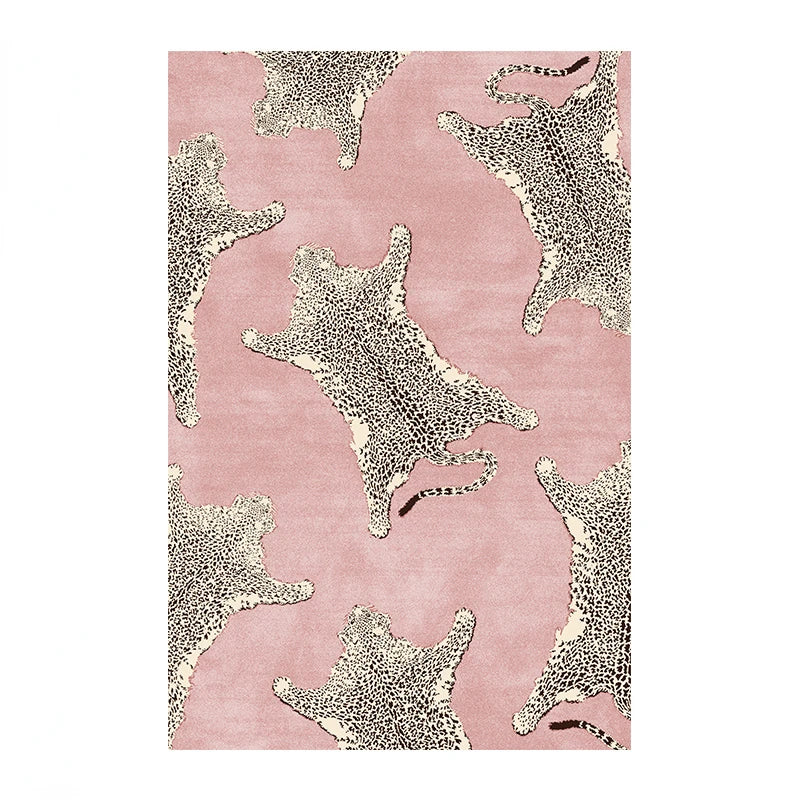 Navak Carpet Light Luxury Plush Lounge Rug Home Bedroom Decor Leopard Print Carpet Thicken Study Non-slip Mat Nordic Carpets for Living Room