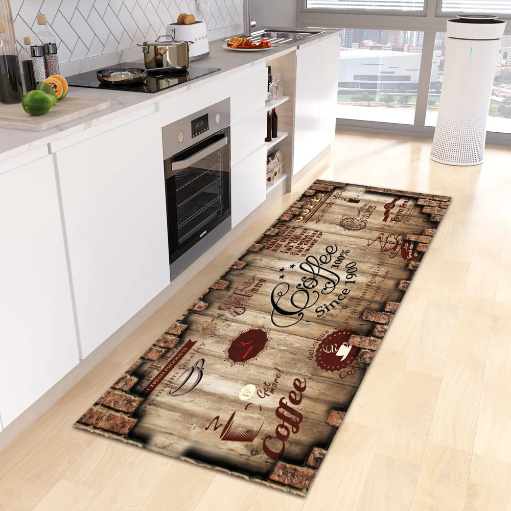 Navak Carpet Entrance Doormat House Kitchen Rug Coffee Bathroom Hallway Decoration Carpet Living Room Bedroom Floor Balcony Non-Slip Foot Mat
