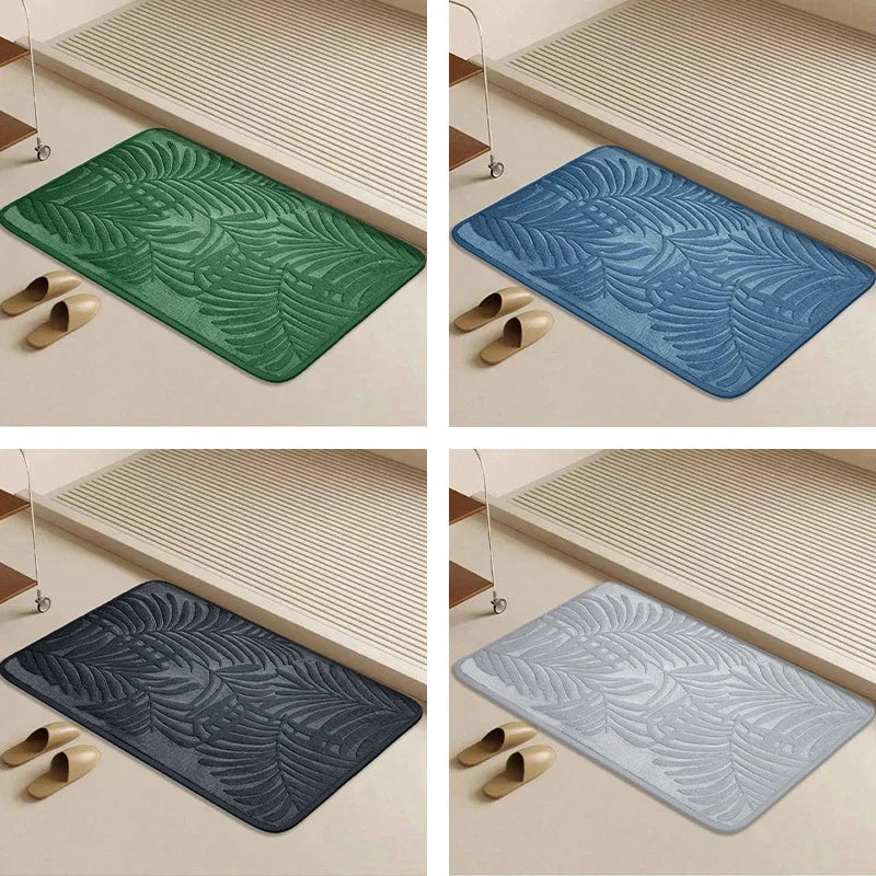 Navak Carpet Absorbent Non-slip Bathroom Rug Memory Cotton Bathrooms Floor Rugs Bath Mat Living Room Bedroom Kitchen Home Carpet