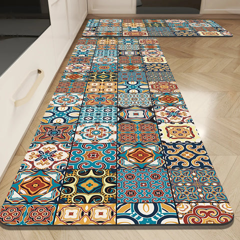 Navak Carpet Super Absorbent Kitchen Mat Waterproof Long Area Kitchen Rug For Living Room Bedroom Foot Mat Hallway Carpet Doormat Washable