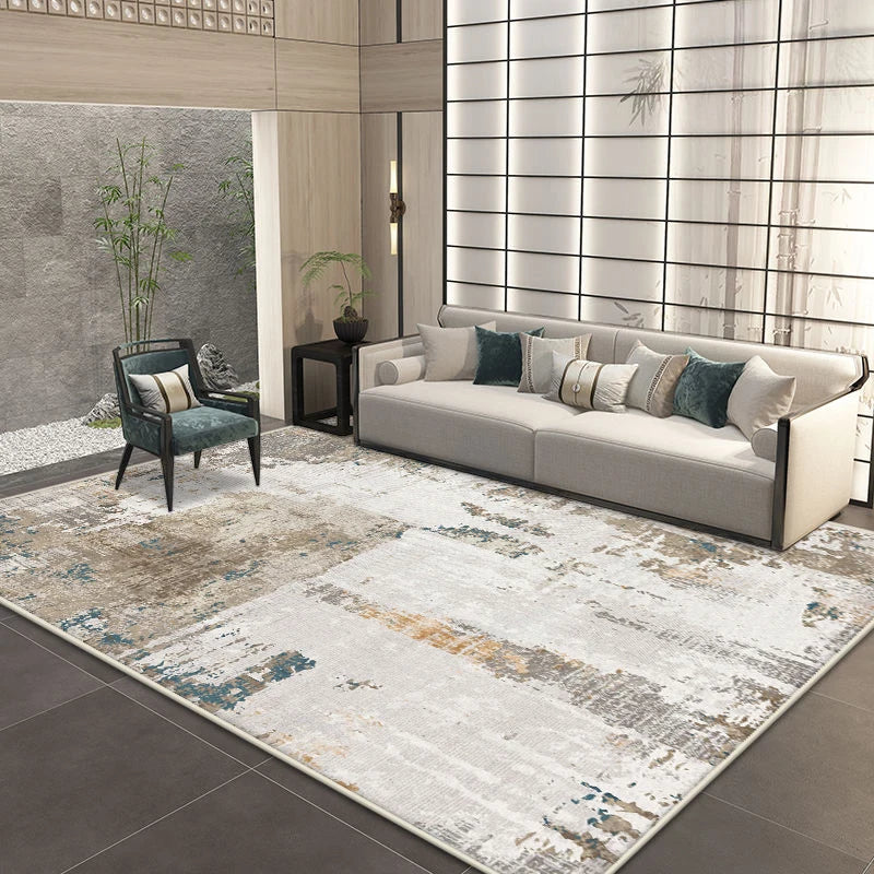 Navak Carpet Abstract Simple Style Antiskid Living Room Rugs Big Size Soft Room Decor Bedroom Carpet Easy Cleaning Coffee Tables Mat Washable