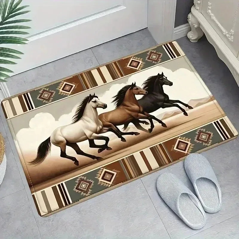 Navak Carpet 1PC Charactors pattern Kitchen Rugs Non-Slip Home Door Mats Pop design Bathroom Rugs Bath Mat Carpet for Home Sink Laundry Decor