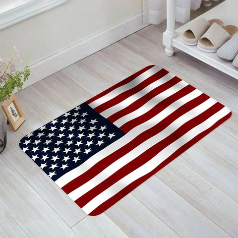 Navak Carpet Flag of American Floor Mat Carpets Room Mats Rugs Home Doormat Entrance Door Kitchen Carpet Balcony Foot Rug Bathroom Bath House