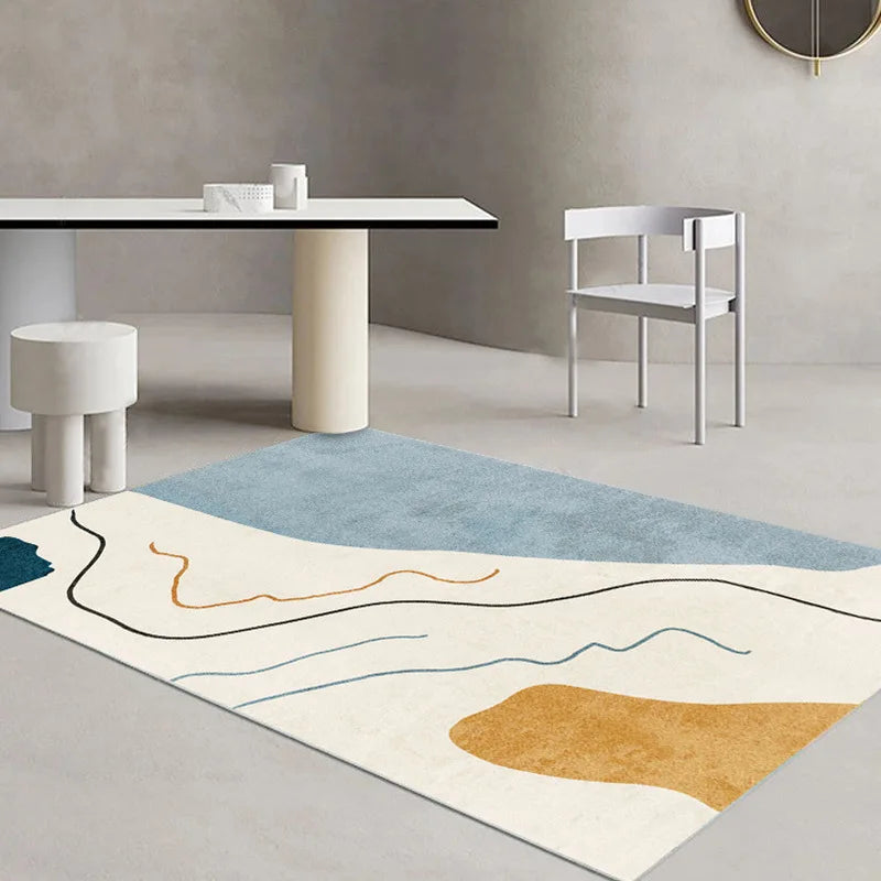 Navak Carpet Nordic Light Luxury Area Rug – Large Living Room Carpet | For Under Sofa & Coffee Table, Bedroom & Lounge Decor