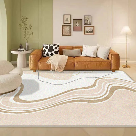 Navak Carpet Modern Ins Big Size Living Room Rugs Simple Style Antiskid Room Decor Bedroom Carpet Soft Washable Sofa Table Mat Easy Cleaning