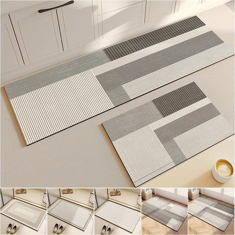 Navak Carpet Anti slip kitchen floor mat,Water absorbing rug,Fashion pattern decoration carpet,Multi functional door mat,Bathroom floor mat