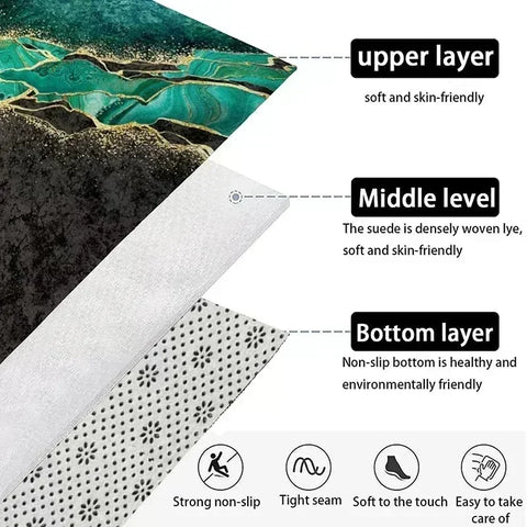 Navak Carpet Fun Starfish Shark Beach Ocean Elements Welcome Floor Mat Entrance Doormats Kitchen Rug Home Decor Anti-slip Washable Carpet