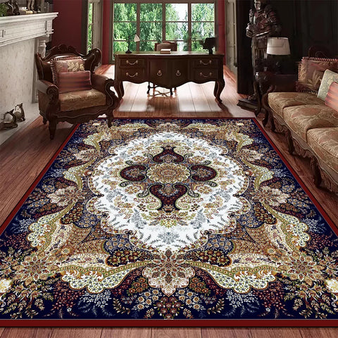 Navak Carpet Classic Persian Style Luxury Rug Elegant Washable Carpet for Living Room Bedroom Sophisticated Home Decor Floor Mat Kitchen Mat