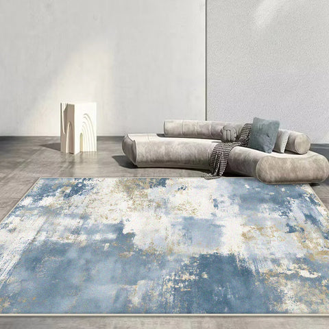 Navak Carpet Nordic Abstract Carpet Living Room Rendering Decoration Sofa Blue Large Area Rugs Outdoor Active Non-slip Mat Customizable