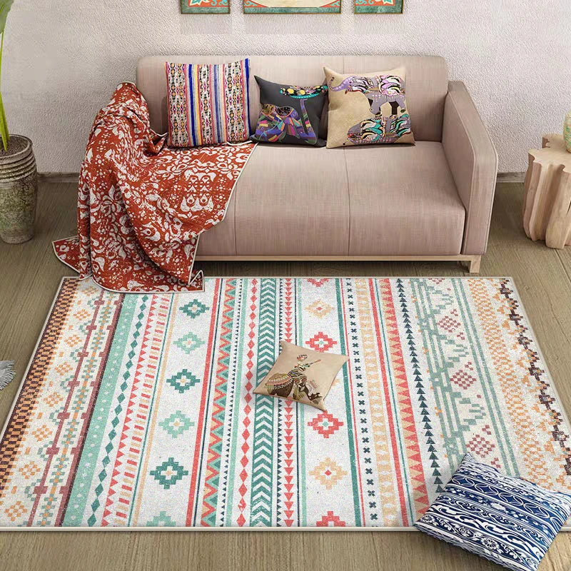 Navak Carpet Morocco Style Bedroom Decor Bedside Carpet Washable Carpets for Living Room Nordic Ethnic Lounge Rug Soft Non-slip Floor Mat