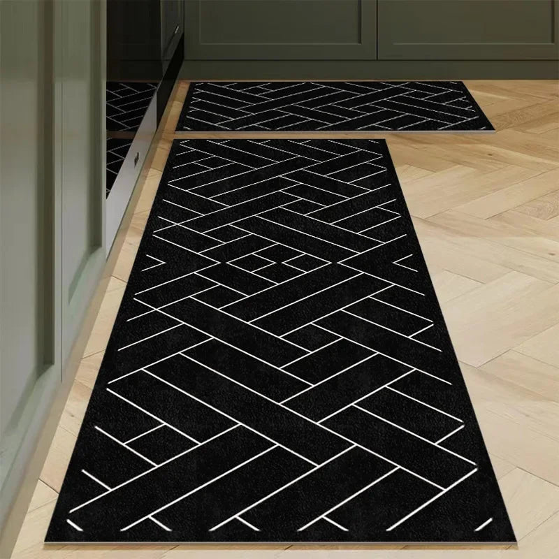 Navak Carpet Polyster Kitchen Carpet Mats for Floor Bedroom Living Room Area Rug Soft Washable Carpet Anti Slip Bathroom Entrance Doormat
