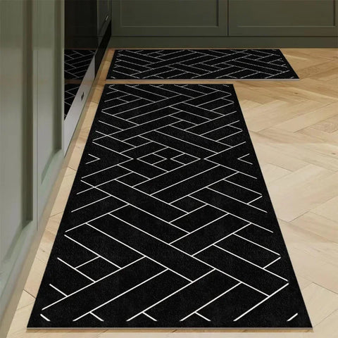 Navak Carpet Polyster Kitchen Carpet Mats for Floor Bedroom Living Room Area Rug Soft Washable Carpet Anti Slip Bathroom Entrance Doormat