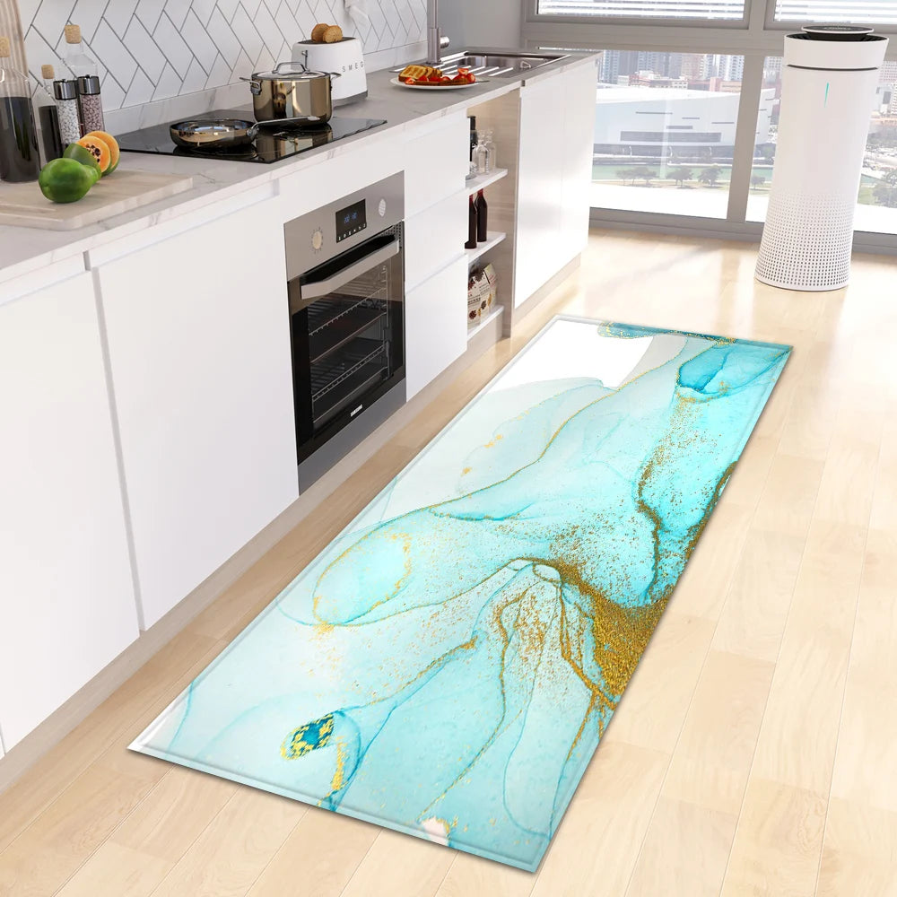 Navak Carpet Entrance Doormat Kitchen Carpet Bedroom Floor Balcony Decoration Long Rug Custom Made Home Bath Door Hallway Anti-Slip Foot Mat