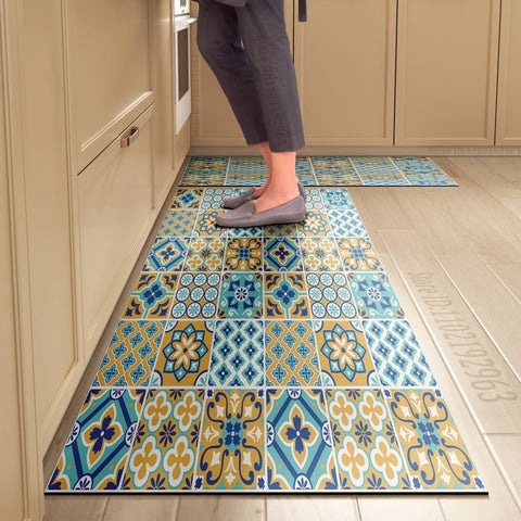 Navak Carpet Non-slip Kitchen Mat Long Rugs Crystal Velvet Carpet for Living Room Absorbent Foot Mats Bedroom Doormat Alfombra Small Rugs