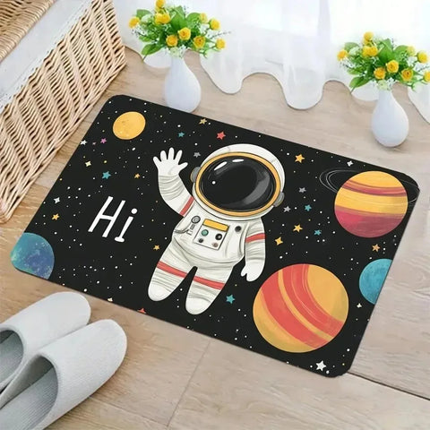 Navak Carpet 1PC Milu Deer Pattern Kitchen Rugs Non-Slip Home Door Mats Pop design Bathroom Rugs Bath Mat Carpet for Home Sink Laundry Decor