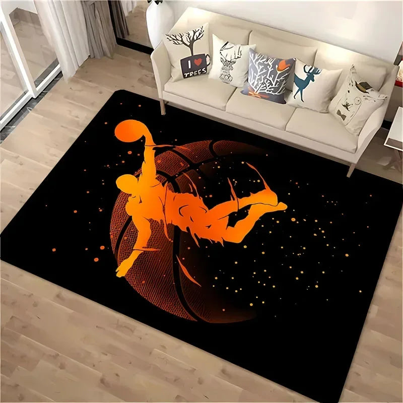 Navak Carpet Ball Sports Themed Carpet Cartoon Soccer Floor Mat for Kids Bedroom Decor Football Large Area Rugs Home Living Room Hallway Rug