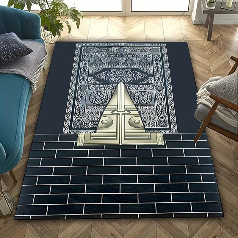 Navak Carpet Muslim Prayer Non-slip Carpet Room Mat Living Room Bedroom Sofa Large Area Mat Daily Prayer Soft Carpet Ramadan Gift for Friend