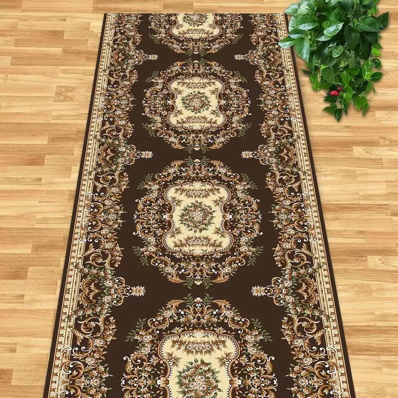 Navak Carpet Persian Retro Runners Carpet Villa Hall Corridor Rugs Apartment Passageway Non-slip Rug Hotel Stairs Decoration Floor Mat Custom