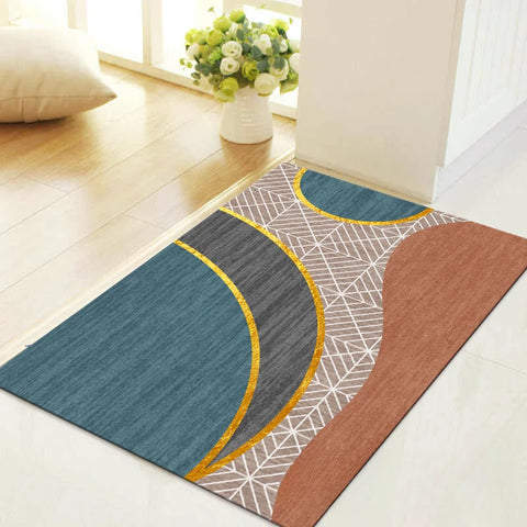 Navak Carpet Traditional Chinese Style  Diatom Mud Entrance Door Mat Antislip Home Outdoor Kitchen Rug Hallway Bathroom Porch Floor Carpet