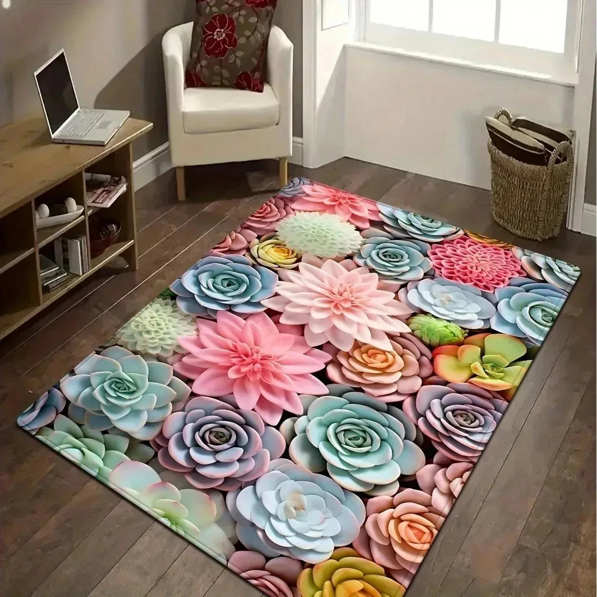 Navak Carpet 1PC 3D pattern Landscape Door Mats Kitchen Rugs Non-Slip Pop design Bathroom Rugs Bath Mat Carpet for Home Sink Laundry Decor