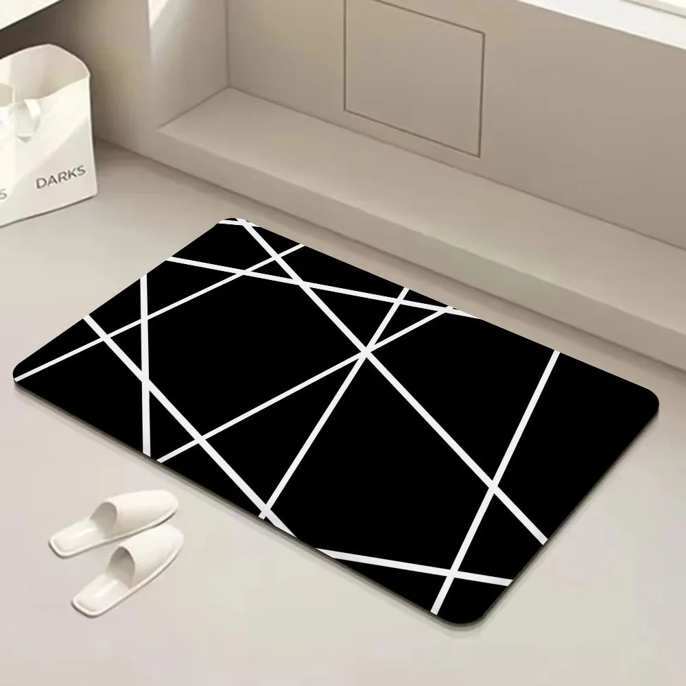 Navak Carpet Geometry Long Rugs Nordic Style Home Doormat Bathroom-Toilet Mats Bedroom Modern Home Decor