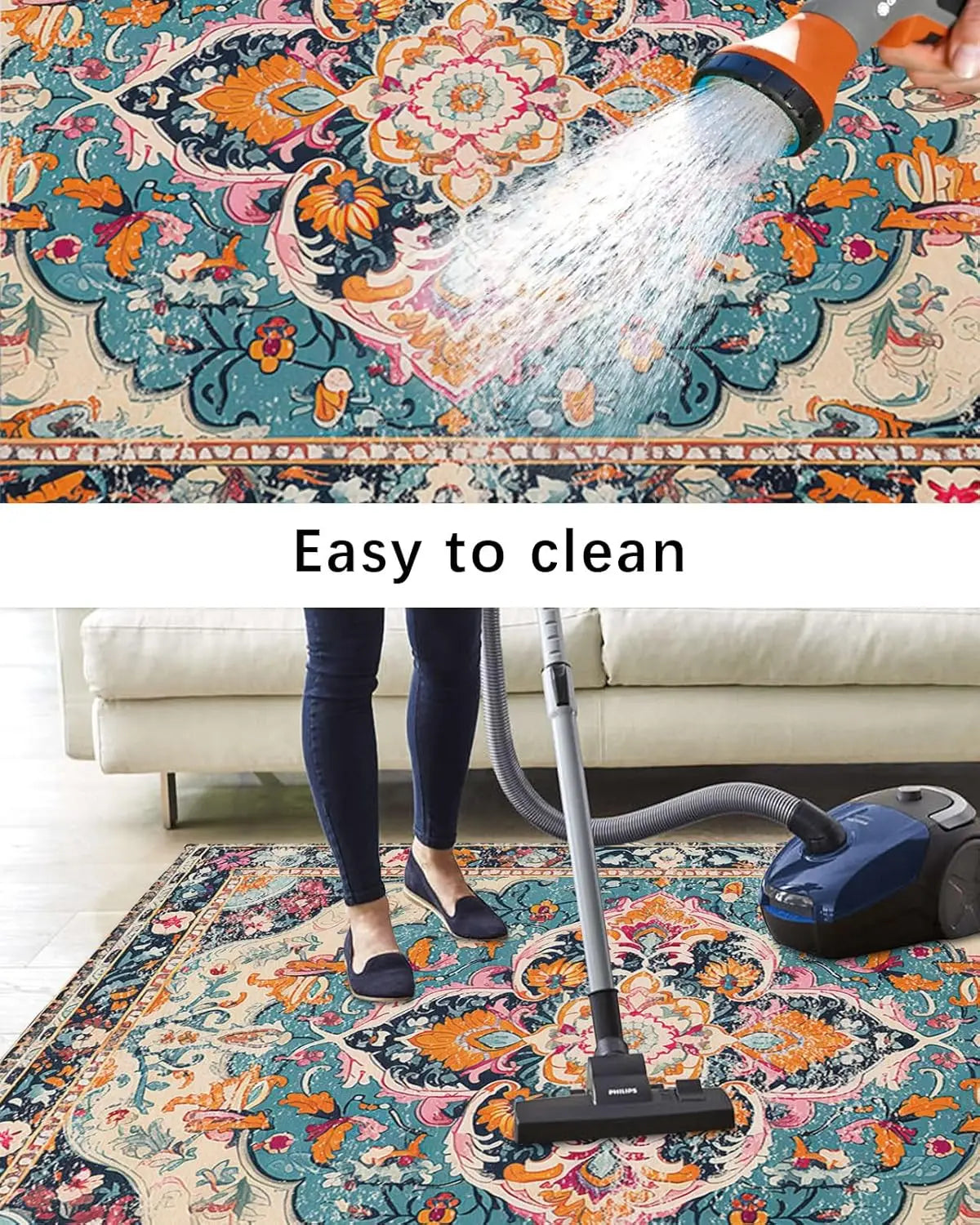 Navak Carpet Exclusive Picks Summer Outdoor Carpet, American Retro Living Room Floor Mat, Terrace Camping Rv, Field Mat, Home Decoration