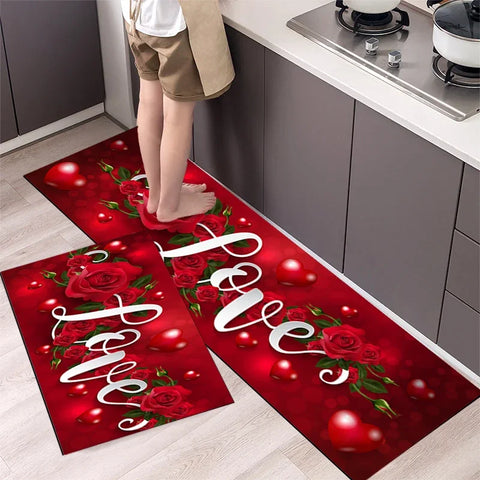 Navak Carpet Kitchen Mat Carpet for Floor Home Entrance Doormat Bedroom Living Room Decor Bedside Rug Hallway Balcony Bathroom Anti-Slip Mat