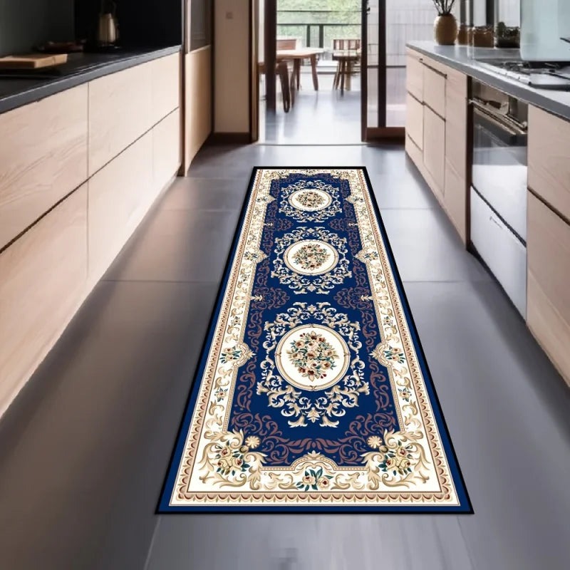 Navak Carpet Exclusive Picks Crystal Velvet Soft And Non-Slip Vintage Boho Persian Carpet Laundry Room Hallway Kitchen Living Room Bedroom Mat