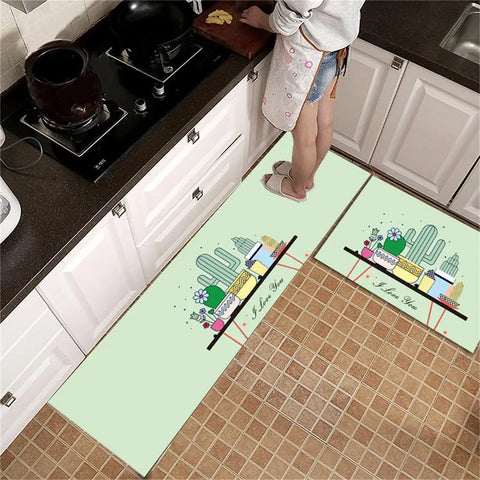 Navak Carpet Kitchen Rug Durable Home Entrance Doormat High-end Kitchen Mats for Floor Waterproof House Hold Washable Non-slip Large Carpet