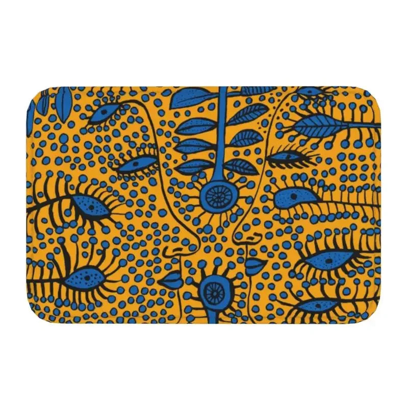Navak Carpet Custom Yayoi Kusama Abstract Painting Doormat Non-Slip Entrance Bathroom Kitchen Door Floor Mat Garage Rug Carpet Footpad