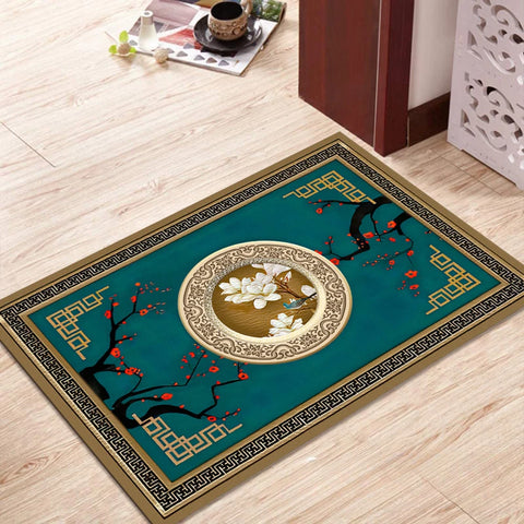 Navak Carpet Traditional Chinese Style  Diatom Mud Entrance Door Mat Antislip Home Outdoor Kitchen Rug Hallway Bathroom Porch Floor Carpet
