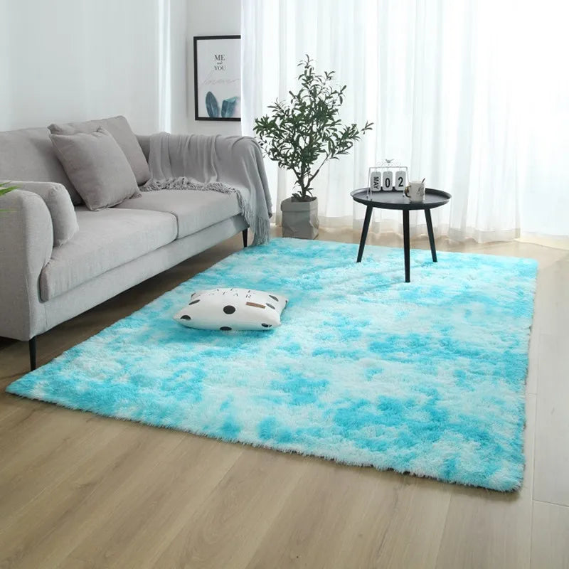 Navak Carpet Gray Bedroom Living Room Home Carpet Nordic Fluffy Plush Children's Room Decor Non Slip Mats Lounge Porch Table Coffee Large Rug