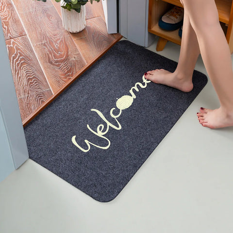 Navak Carpet Entrance mat, entrance mat, entrance mat, toilet, water absorbent mat, bathroom, non-slip, household, bedroom door, dirt, embroi