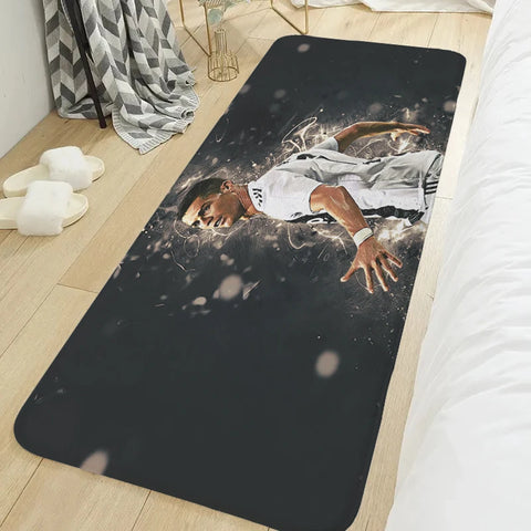 Navak Carpet Carpet for Bedroom Cristiano Ronaldo CR7 Kitchen Porch Foot Mat Non-slip Balcony Bath Rug Home Decor Items Doormat Entrance Door