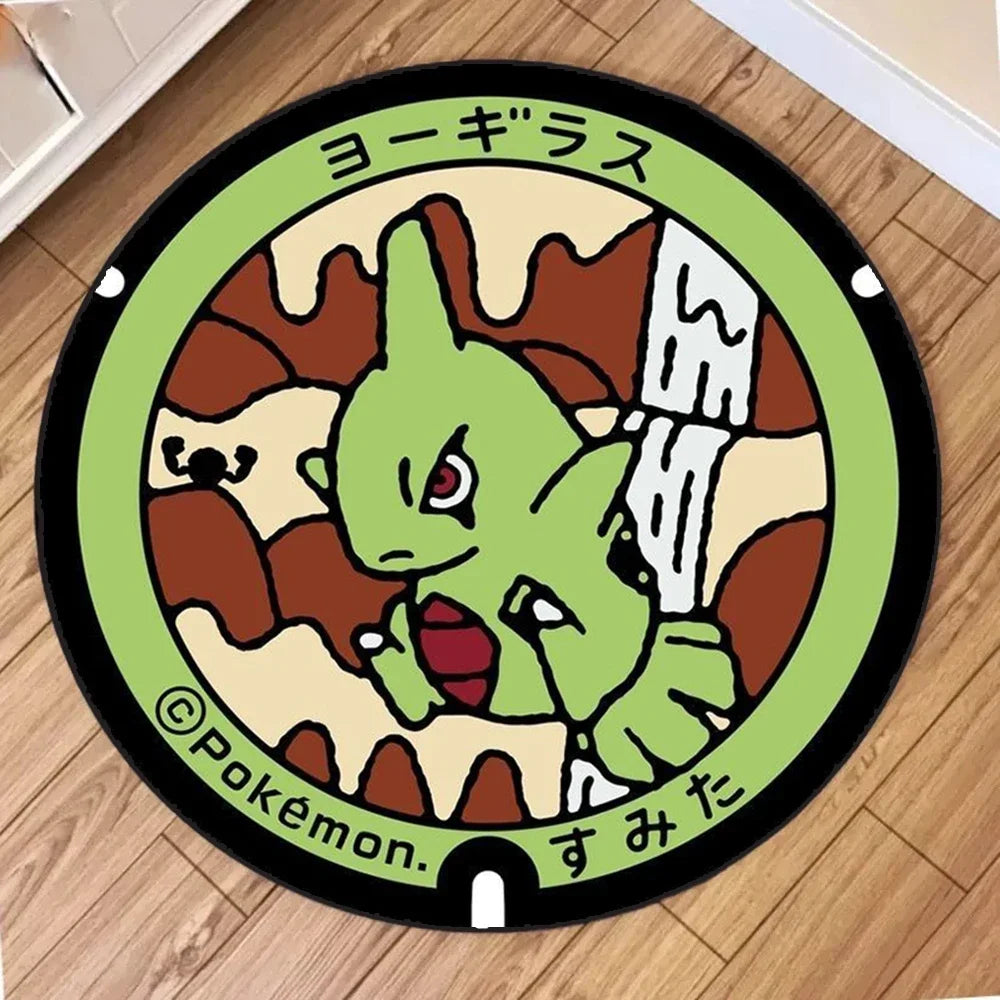Navak Carpet NEW Daily Picks Kawaii Pokemon Rug for Living Room Decor Lounge Balcony Sofa Mat Bedroom Soft Rug Swivel Chair Mat Kids Gift