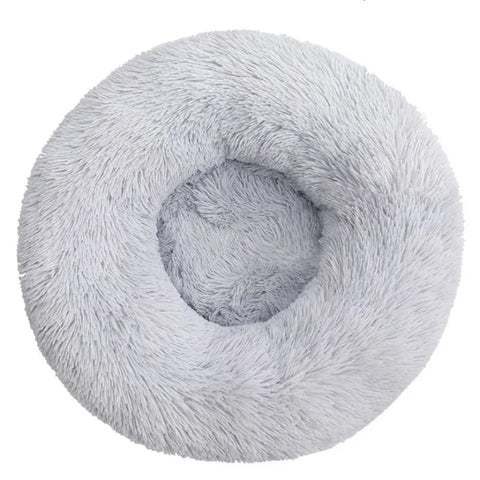 Navak Carpet  40-90cm Round Pet Bed for Large Dog Bed Super Soft Cat Bed Long Plush Dog House for Medium Dog House Winter Warm Sleeping