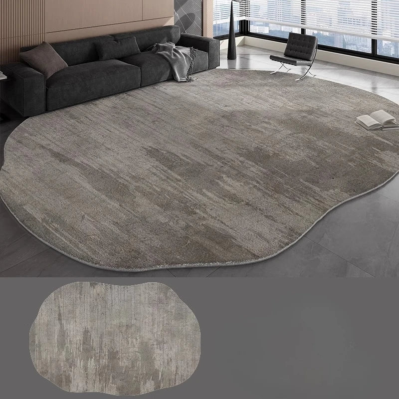 Navak Carpet Irregular Shapes Carpets for Living Room Fluffy Soft Lounge Floor Mat HomeThick Plush Rug Large Area Bedroom Decor Grey Carpet