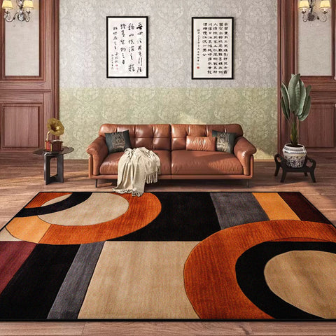 Navak Carpet Classic Style Decoration Home Retro Carpets Living Room Soft Non-slip Mat for Kids Machine Washable Large Room Rugs Foldable