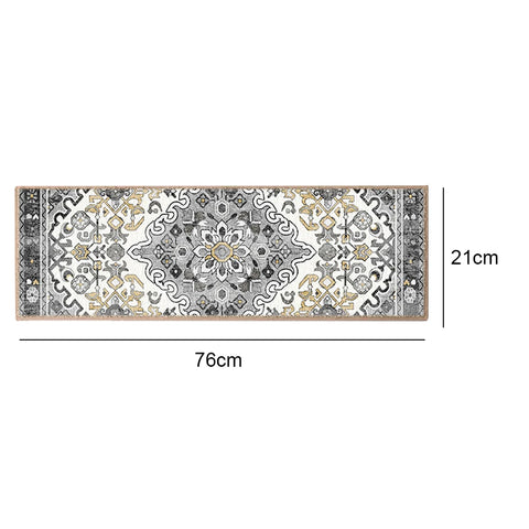 Navak Carpet 15PCS Carpet Stair Treads Set Reusable Non Slip Stairway Carpet Rugs Bohemian Indoor Skid Resistant Stair Tread for Wooden Steps