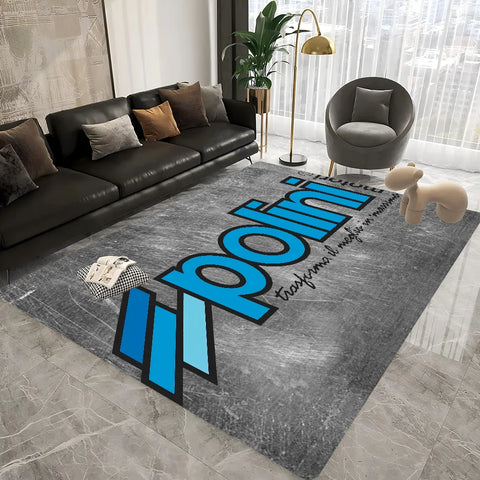 Navak Carpet P-Polini Italy Scooter Race Floor Mat Non-Slip Laundry Room Mat Laundry Decor Balcony Child Living Room Bedside Mats