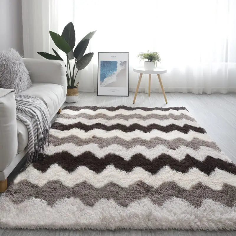 Navak Carpet Soft Shaggy Carpet Living Room Fluffy Children Rugs Large Beige Plush Area Rug for Bedroom Kids Room Nursery Modern Home Decor