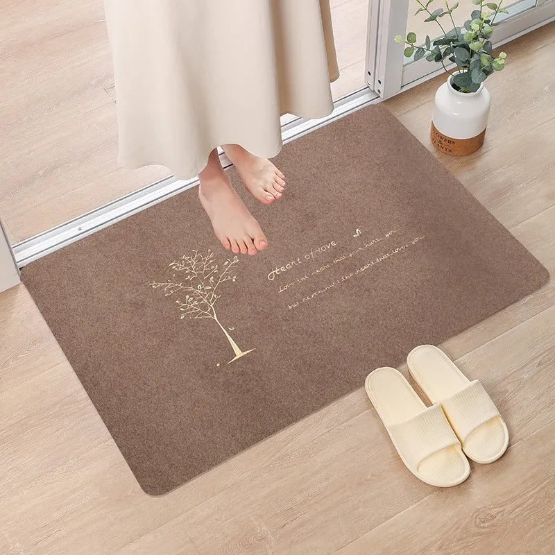 Navak Carpet Solid Welcome Entrance Doormats Carpets Rugs For Home Bath Living Room Floor Stair Kitchen Hallway Non-Slip Carpet