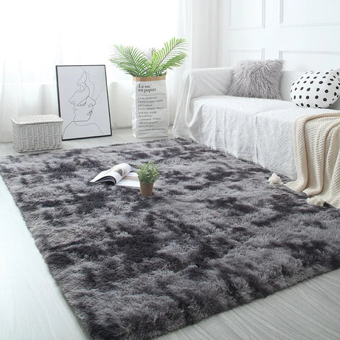 Navak Carpet White Fluffy Hall Carpet Modern Living Room Bedroom Home Decor Large Mats Thickened Non-Slip Girl Children's Room Pink Furry Rug