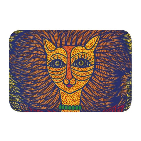 Navak Carpet Custom Yayoi Kusama Abstract Painting Doormat Non-Slip Entrance Bathroom Kitchen Door Floor Mat Garage Rug Carpet Footpad
